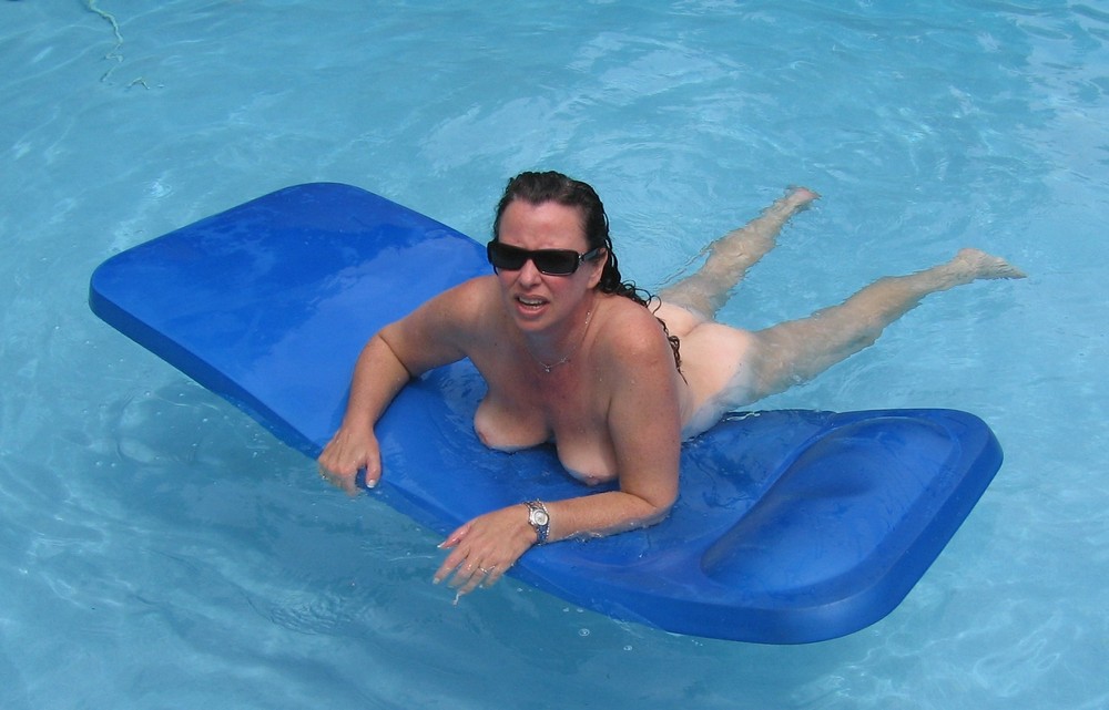 Wife Nude Pool