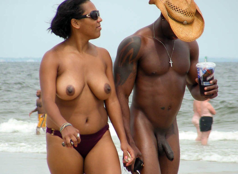 Beautiful and sexy African couple on a beach nudists - Hot Mature  Girlfriends